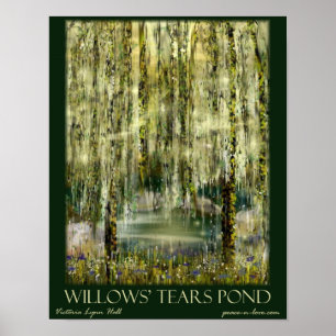 Die Riss-Teich der Weiden Poster