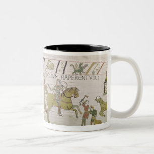 Die Ritter-Fahrt zu Hastings zum Futter für Zweifarbige Tasse