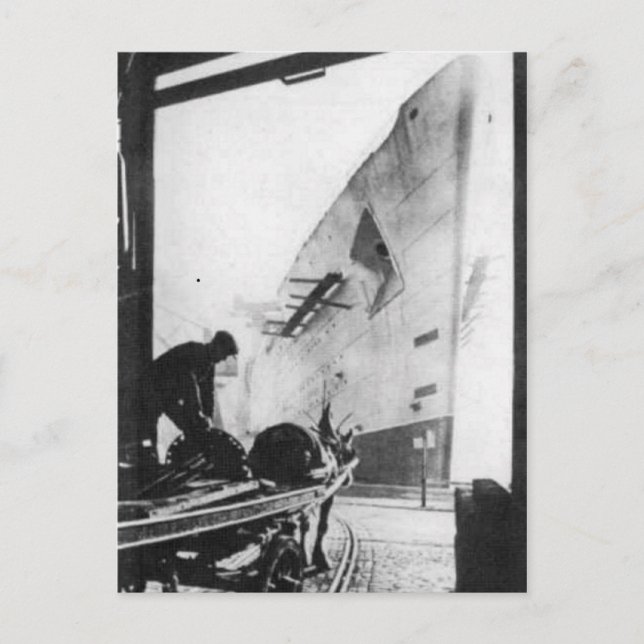 Die RMS Queen Mary Postcard Collection Postkarte (Vorderseite)