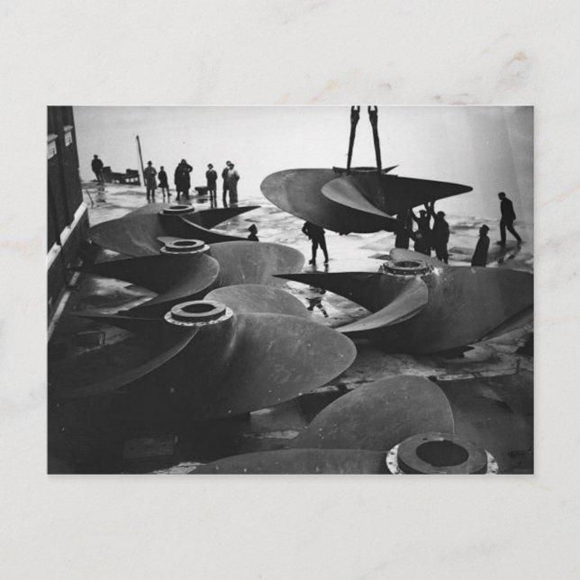 Die RMS Queen Mary Postcard Collection Postkarte (Vorderseite)