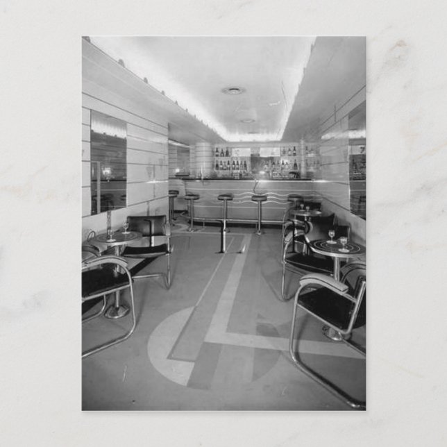 Die RMS Queen Mary Postcard Collection Postkarte (Vorderseite)