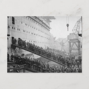 Die RMS Queen Mary Postcard Collection Postkarte