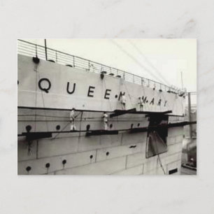 Die RMS Queen Mary Postcard Collection Postkarte