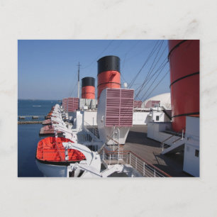 Die RMS Queen Mary Postcard Collection Postkarte