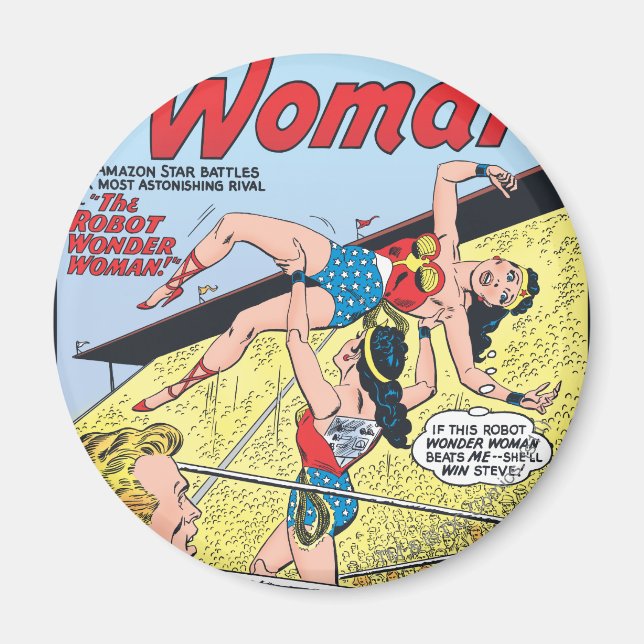 Die Robot Wonder Woman Magnet (Vorne)