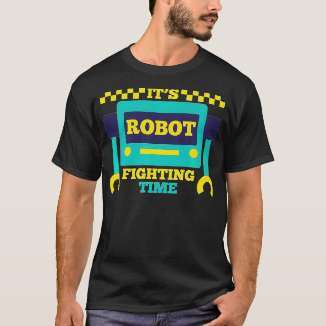 Die Roboter-Kampfflugzeug-Roboteringenieur Ba T-Shirt (Vorderseite)