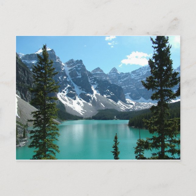 Die Rockies - Moraine Lake Postkarte (Vorderseite)