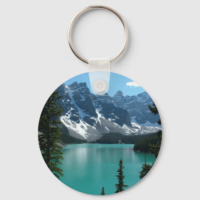 Die Rockies - Moraine Lake Schlüsselanhänger (Vorderseite)