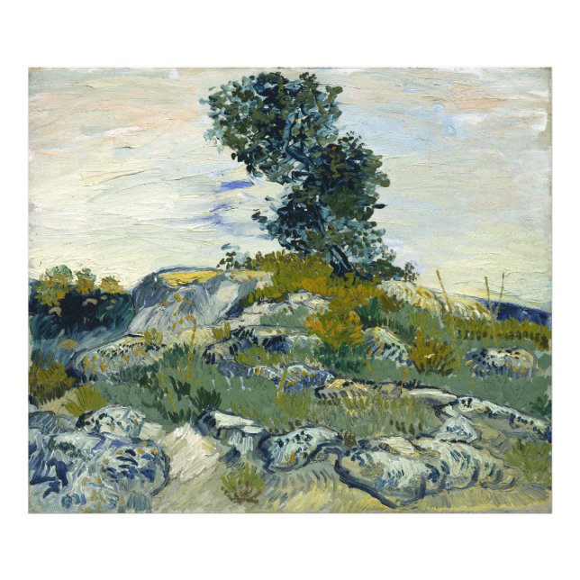 Die Rocks Vincent van Gogh Fotodruck (Vorne)