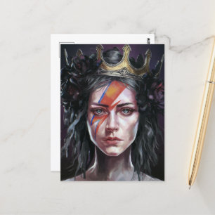 Die Rockstar-Prinzessin Postkarte
