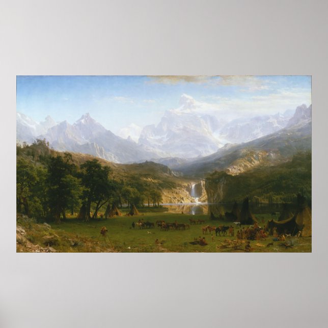 Die Rocky Mountains, die Lander-Spitze Poster (Vorne)