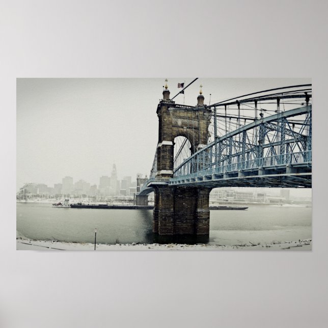 Die Roebling-Brücke Poster (Vorne)