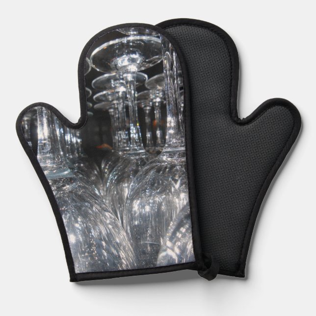 Die Rolle der Ausgesprochenen Ofenhandschuh (Vorderseite/Rückseite)