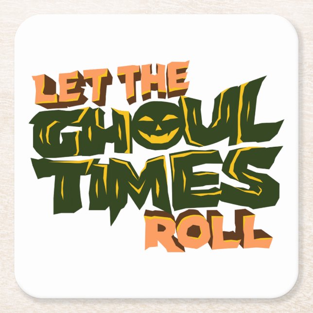Die Rolle der ghoul-Zeiten gelassen Rechteckiger Pappuntersetzer (Vorderseite)