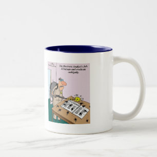 Die Rolle des Geschäfts-Analytikers: Beseitigen Zweifarbige Tasse