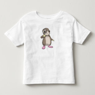 Die Rolle mit dem Zierglas Kleinkind T-shirt