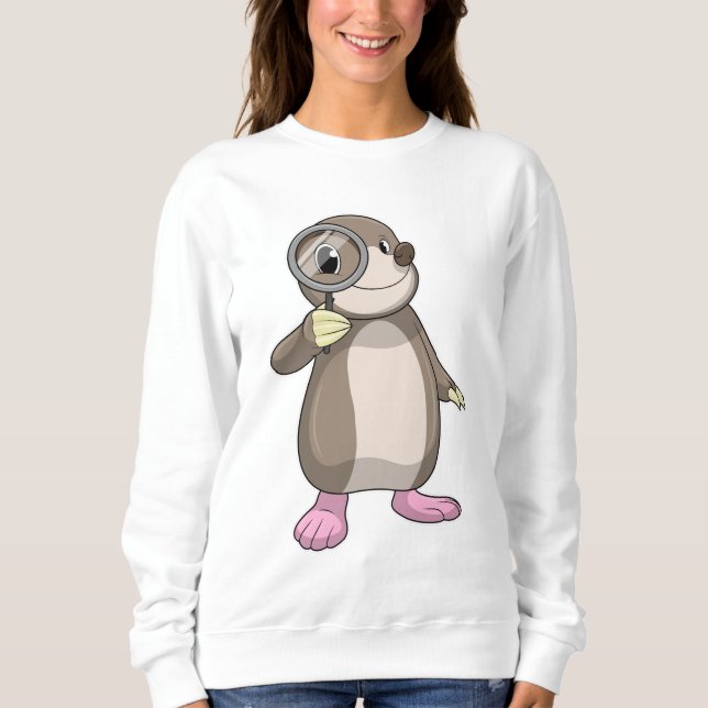 Die Rolle mit dem Zierglas Sweatshirt (Vorderseite)