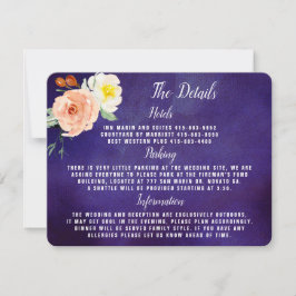 Die Romantik der blühenden Hochzeitskollektion Einladung