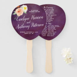 Die Romantik der blühenden Hochzeitskollektion Fächer