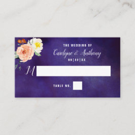 Die Romantik der blühenden Hochzeitskollektion Platzkarte