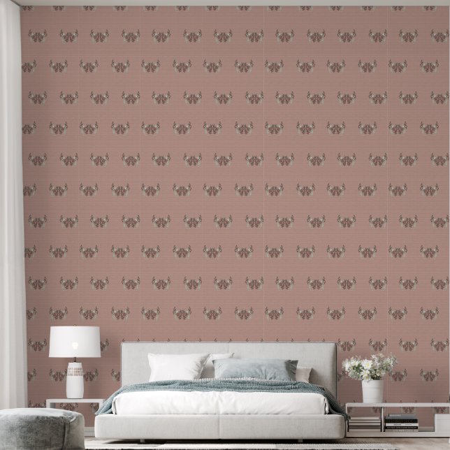 Die Romantik des Seidenpfirsichs Tapete (Schlafzimmer)