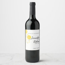 Die Romantik in der Gelben Hochzeitsweinmarke