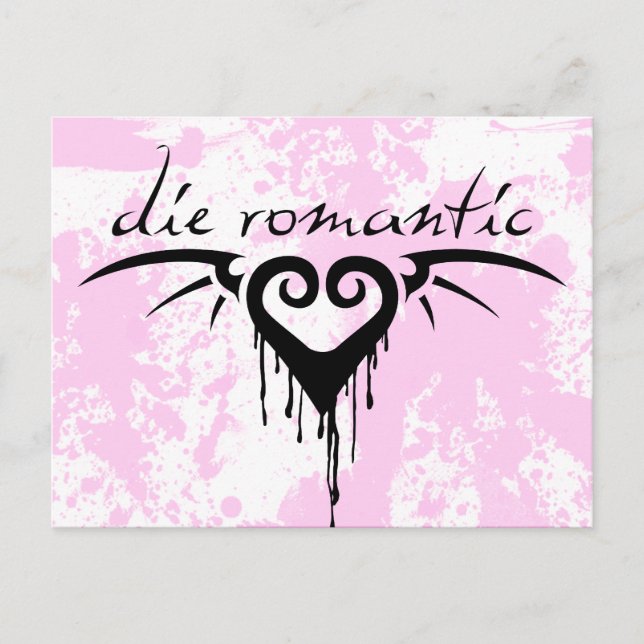 die romantisch postkarte (Vorderseite)