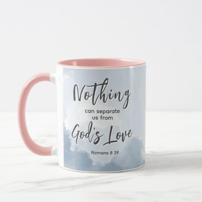 Die Römer 8:38-39 Liebe des Christlichen Bibelvers Tasse (Links)