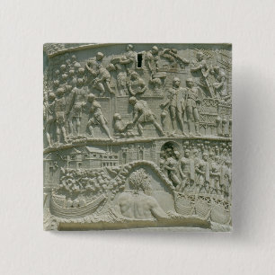 Die römische Armee, welche die Donau kreuzt Button
