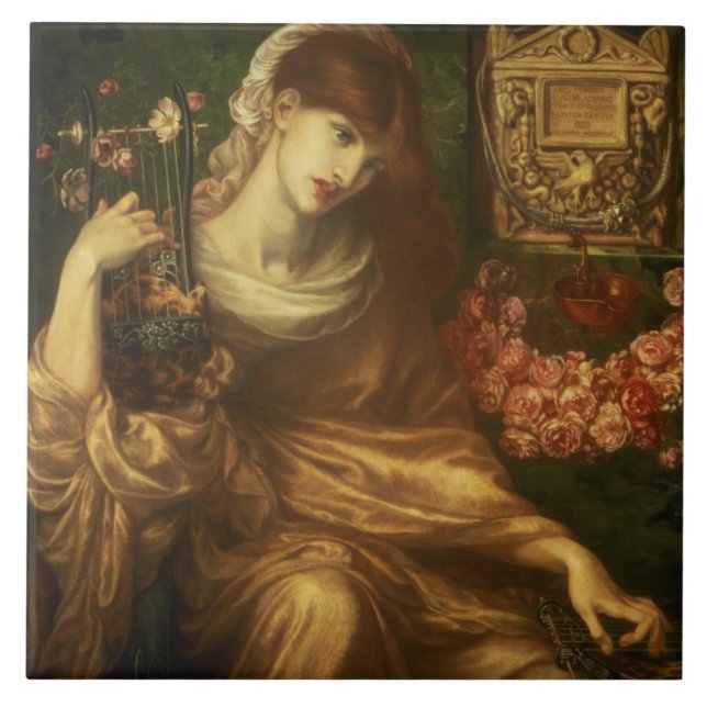 Die römische Witwe, 1874 (Öl auf Leinwand) Fliese (Vorderseite)