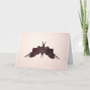 Die Rorschach-Prüffarbenplatte 5-Bat Moth Karte