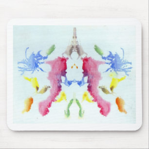 Die Rorschach Test-Tinte befleckt Krabben-Hummer Mousepad
