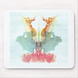 Die Rorschach Test-Tinte befleckt Menschen der Mousepad