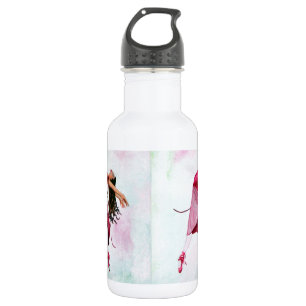 Die rosa Ballerina Edelstahlflasche