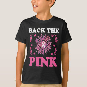 Die rosa Brustkrebs-Sonnenblume für Frauen M T-Shirt