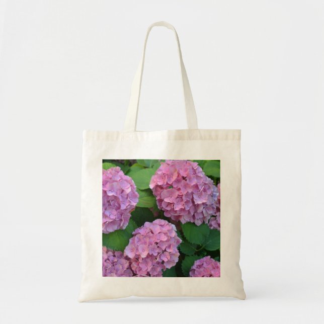 Die rosa Hortensie Hydrangea  Tragetasche (Vorne)