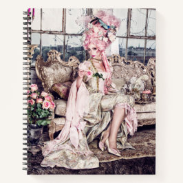 Die rosa Lady, die Sammlung der Virginia-Rose Notizbuch
