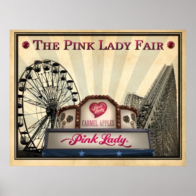 Die rosa Lady® Fair Poster (Vorne)