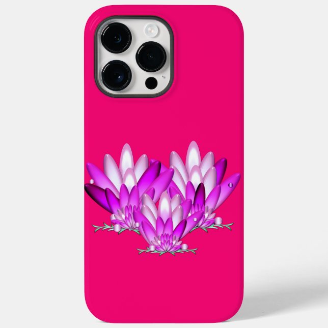 Die Rosa-Lotus-Blume Case-Mate iPhone 14 Pro Max Hülle (Rückseite)