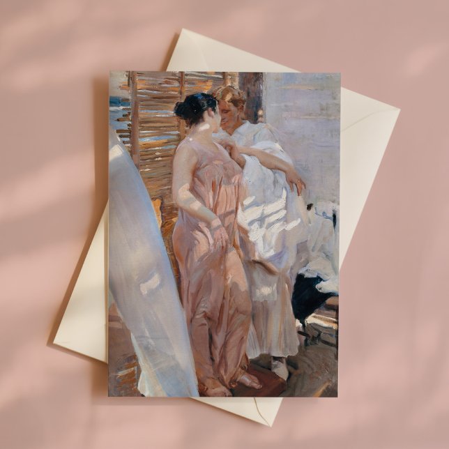 Die rosa Robe nach dem Tod | Joaquín Sorolla Karte (Von Creator hochgeladen)