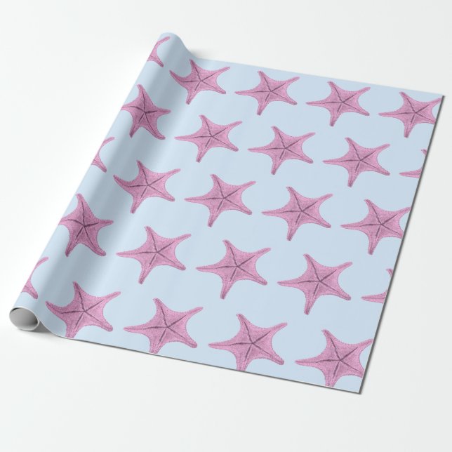 Die rosa Sternenflotte Geschenkpapier (Ungerollt)