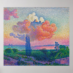 Die rosa Wolke des Kreuzes Henri-Edmond Poster
