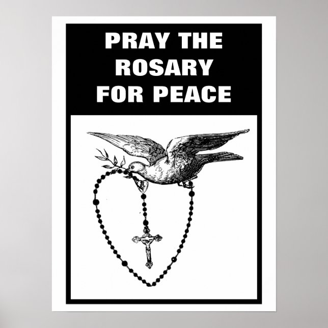 DIE ROSARY FÜR FRIEDEN POSTER (Vorne)