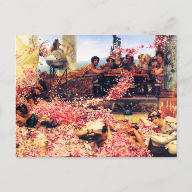 Die Rose der Heliogabalus Postkarte (Vorderseite)