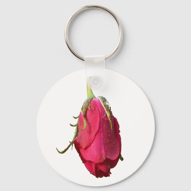 Die Rose des Single Schlüsselanhänger (Vorderseite)