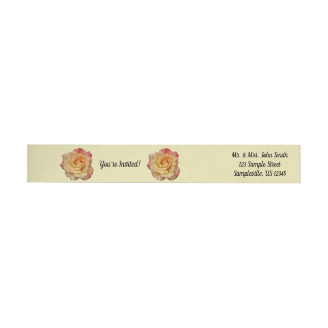 Die Rose ist schön rosa und gelb (Person)