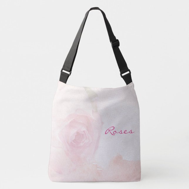 Die Rose-Tasche Tragetaschen Mit Langen Trägern (Vorderseite)