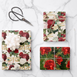 Die Rose- und Dragonfly-Serie (Design4) Geschenkpapier Set