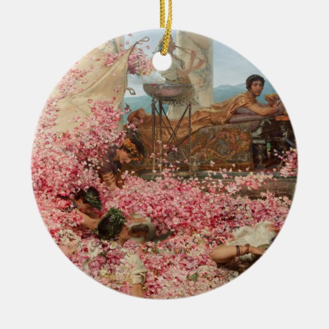 Die Rose von Heliogabalus (antiker römischer Luxus Keramik Ornament (Vorne)