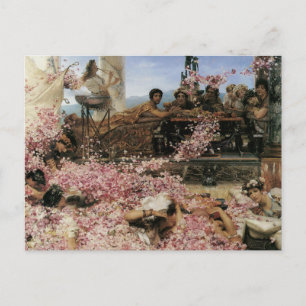 Die Rosen des Heliogabal, 1888 Postkarte